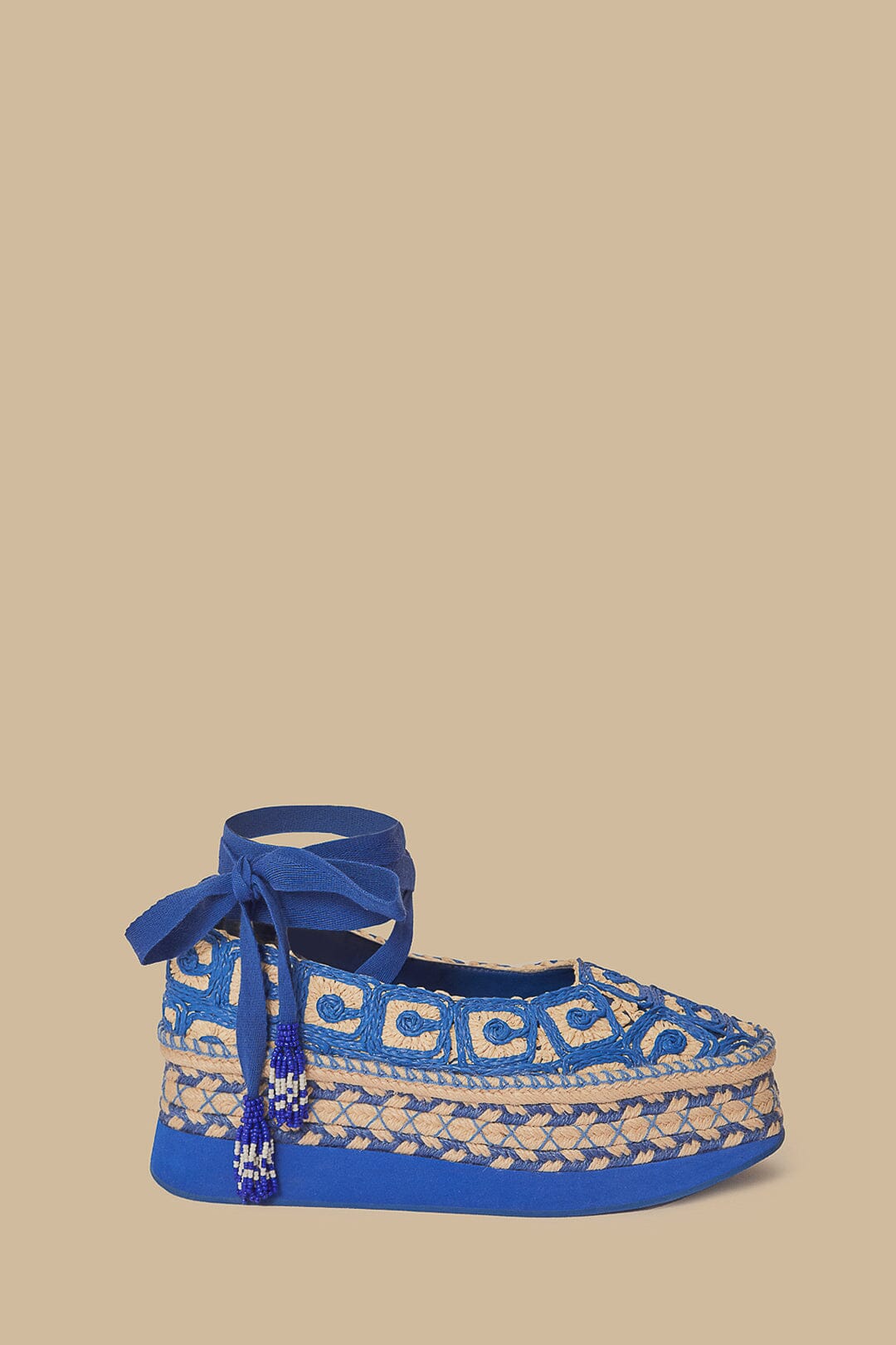 Klein Ballerina Espadrille Flatform Sandal