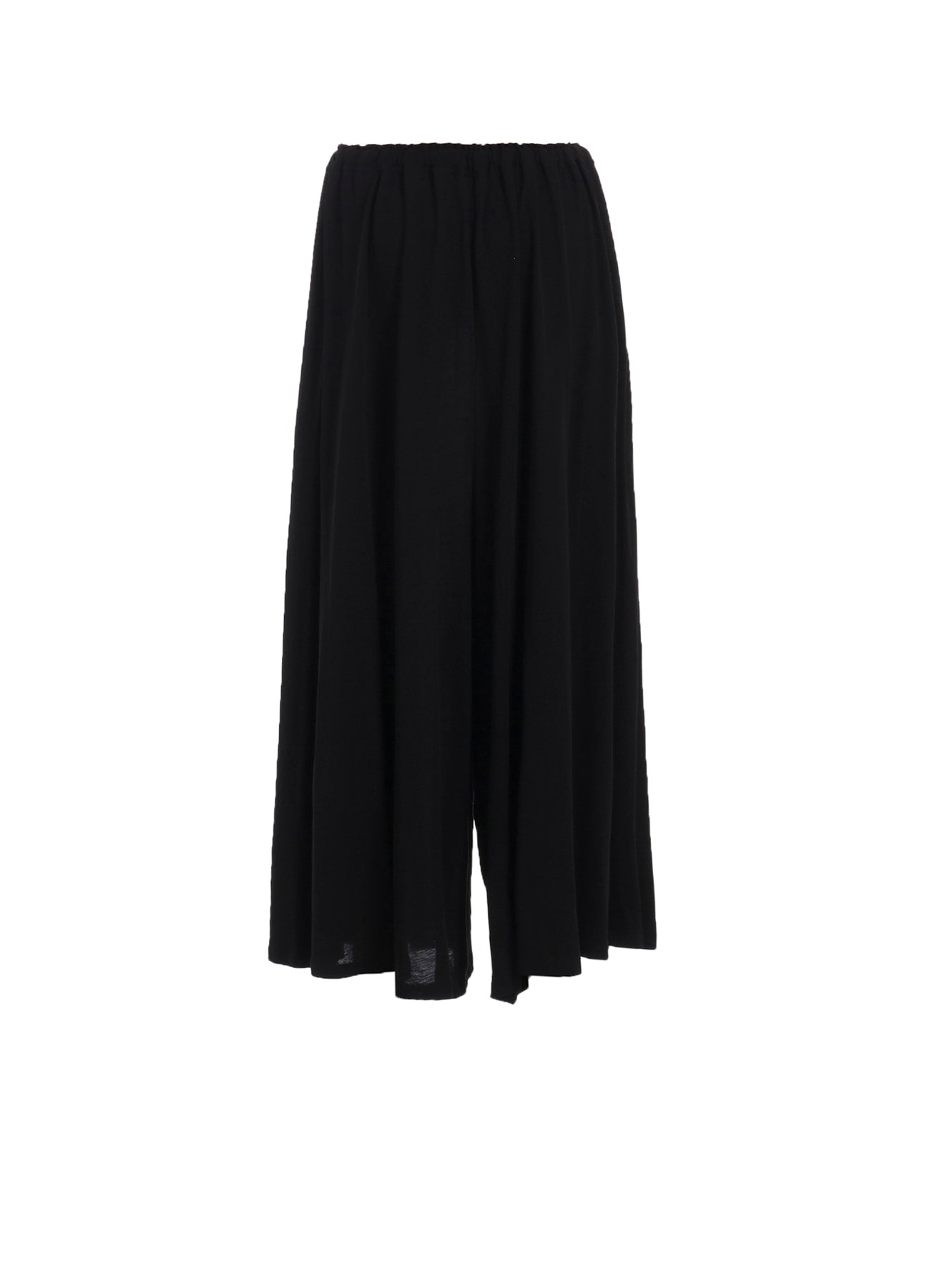 COTTON SINGLE JERSEY SKIRT-LIKE GATHER PANTS