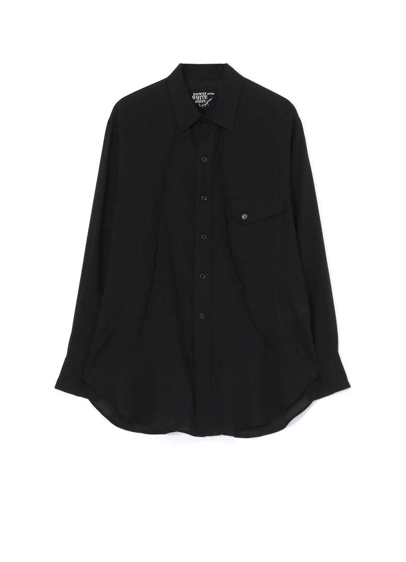 CELLULOSE LAWN SHIRT WITH FRONT DARTS