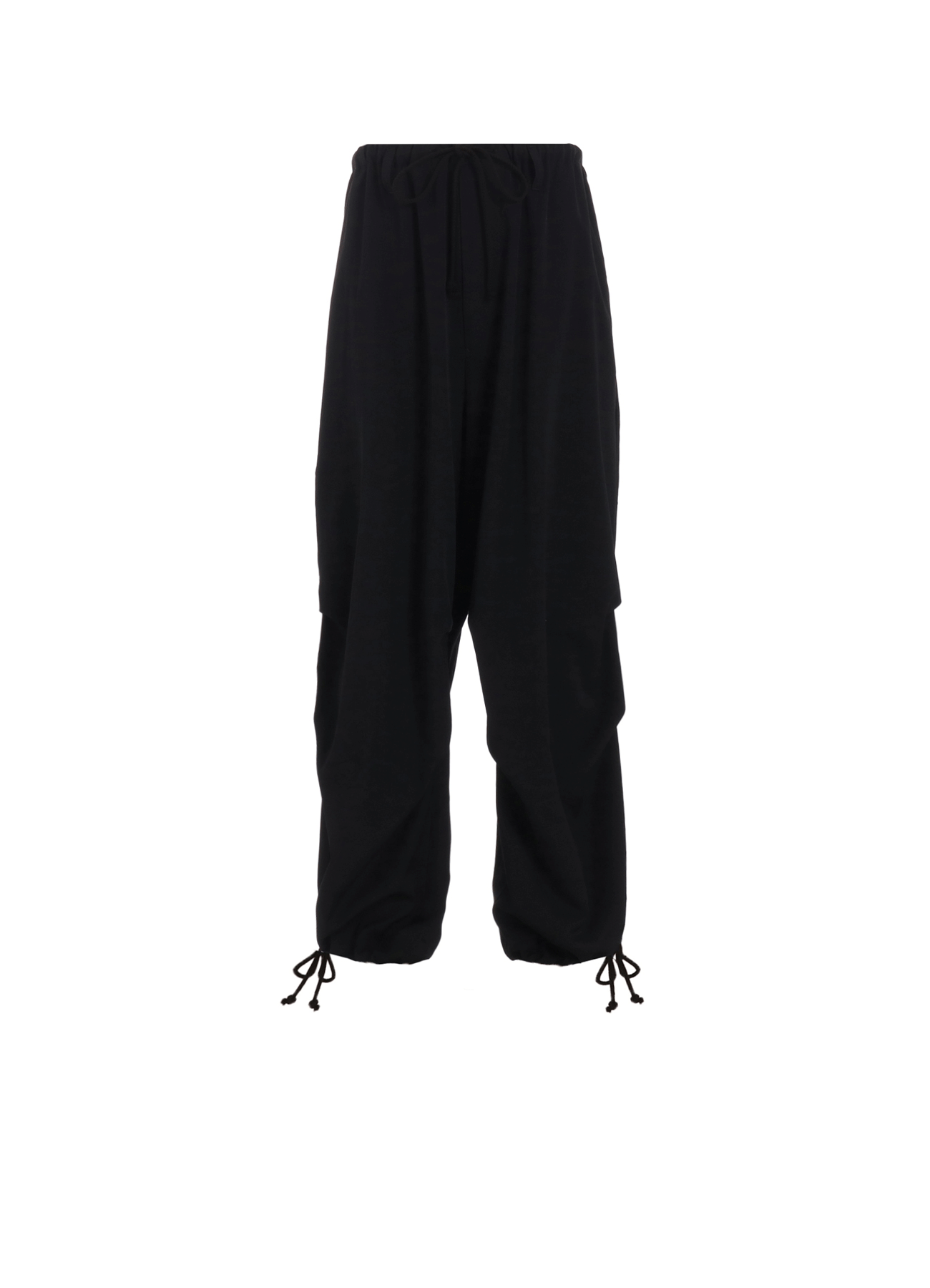 WASHER WOOL GABARDINE KNEE TUCK MILITARY PANTS