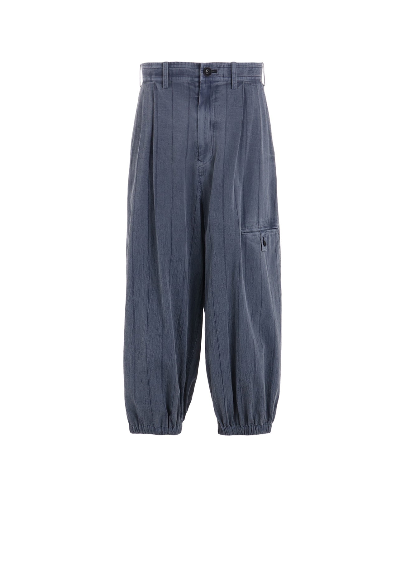 WASHER STRIPE ELASTIC HEM PANTS